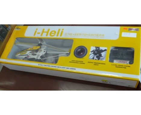 A MIX R/C Technic i-Heli radio control helicopter with camera, boxed and unused