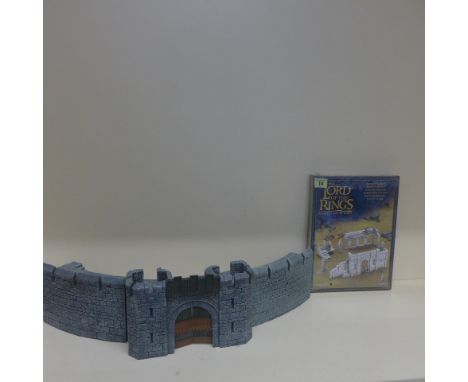 Lord of the Rings Games Workshop Wargaming Helms Deep - unboxed and the Ruins of Osgiliath - boxed 