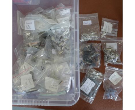 A large collection of Lord of the Rings Wargaming metal and plastic figures - please see images for vendors listing 