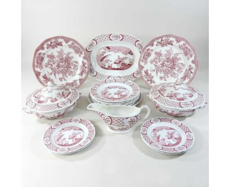 A Spode Old Chelsea pattern part dinner service