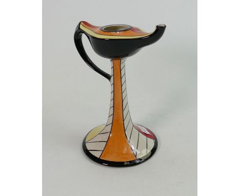 Lorna Bailey limited edition jug as an oil lamp: 2/30, 18 cm high. 