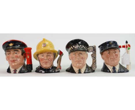 Royal Doulton set of small character jugs: Royal Doulton small jugs from the Journey through Britain series to include - the 