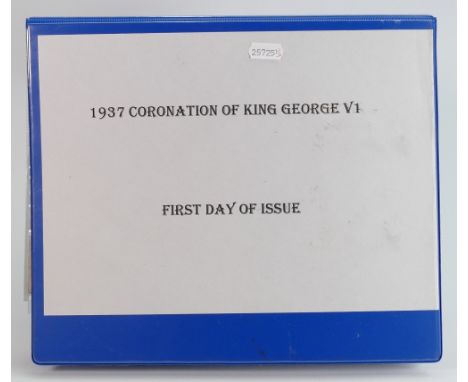A good collection of stamps: Including an album of first day of issue of 1937 King George VI Coronation stamps and envelopes 