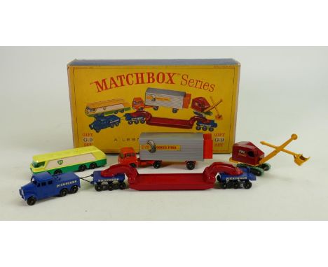 Matchbox Boxed Series G-9 Gift Set: Series Major Packs Nos M-1, M-2, M-4. M-6. 