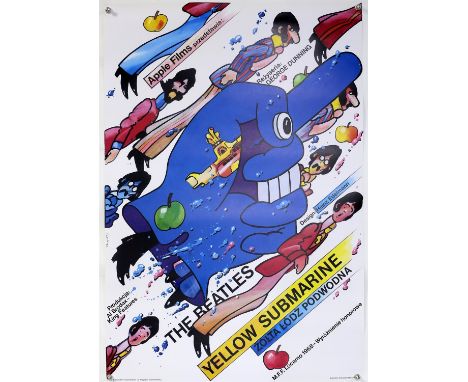 The Beatles Yellow Submarine (R-2009) Polish commercial poster, rolled, 27 x 39 inches. 