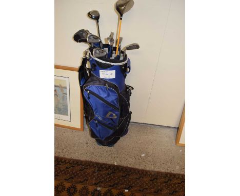 Wilson golf caddy and a selection of clubs