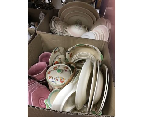 A collection of Carltonware china to include Cottage ware, cabbage leaf bowls etc and a collection of Susie Cooper dinner war