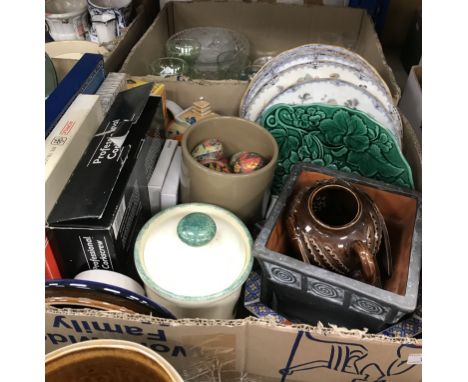 A collection of various records to include a box of Classical LPs with a Heurtier P6948 projector together with four boxes of