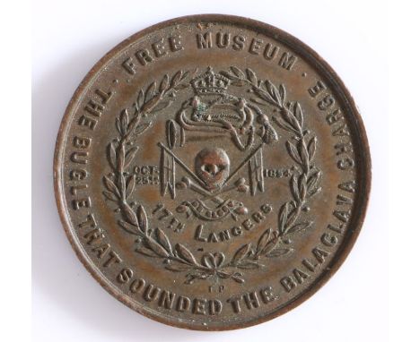 Free Museum Token, The bugle that Sounded the Balaclava Charge, With the Seasons Greetings T.G. Middlebrook
