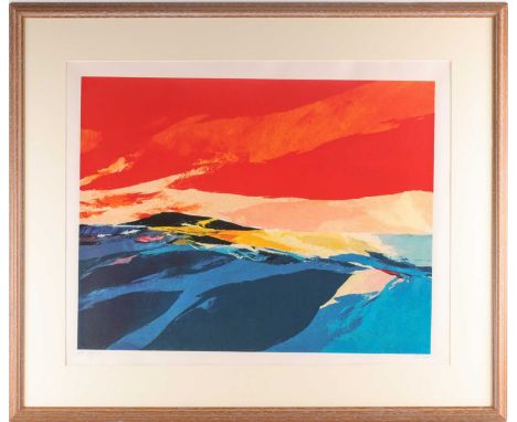 Donald Hamilton Fraser, (1929-2009), Hebrides, screen print, signed in pencil and AP XX/XX, 62 cm x 79 cm