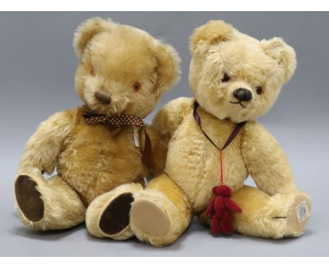Two Chad Valley teddy bears, c.1950's