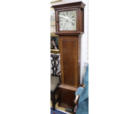 A mid 19th century mahogany 30-hour longcase clock W.49cm