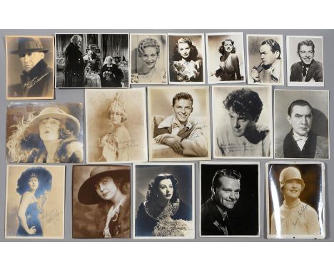 CINEMA A COLLECTION OF PHOTOGRAPHS OF FILM STARS OF THE SILENT ERA TO THE GOLDEN AGE OF HOLLYWOOD, 8 X 10&nbsp; IN&nbsp; POST