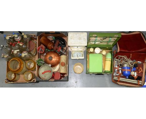 MISCELLANEOUS VINTAGE KITCHENWARE, INCLUDING SODA SIPHONS, STONEWARE JARS, ETC 