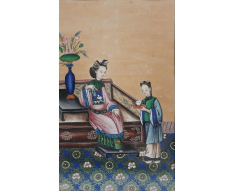 HASEGAWA SETTAN (1778-1843) - JUROJIN, SIGNED HASEGAWA LOGEN SETTAN ROKUJU YON SO HITSU [PAINTED BY HASEGAWA SETTAN AN OLD MA