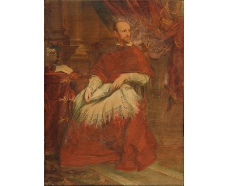 CESARE MARIANNECCI (C1819-1894) (COPYIST) AFTER SIR ANTHONY VAN DYCK (1599-1641) - PORTRAIT OF CARDINAL GUIDO BENTIVOGLIO, SI