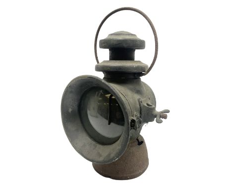 Early 20th century Lucas 742 King of the Road brass car lamp, H32cm excl handleCondition Report:Unrestored condition. Lacking