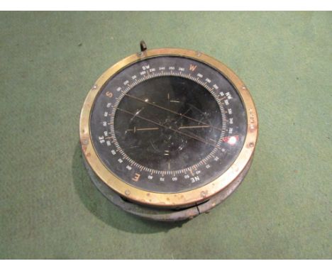 A vintage ships compass Type P4A No. 12044T  