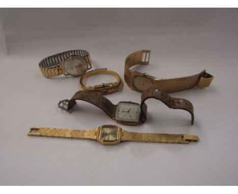 Five various watches including vintage Seca