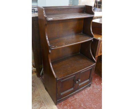 Ercol waterfall drop bookcase cabinet 