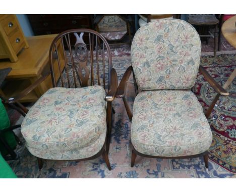 Pair of vintage armchairs by Lucian Ercolani for Ercol - 1960s 