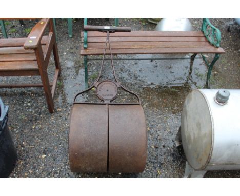 An H Underwood &amp; Sons of Ipswich garden roller