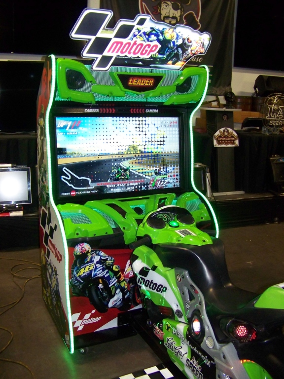 MOTO GP MOTORCYCLE RACING ARCADE GAME RAW THRILLS; Item is in used ...