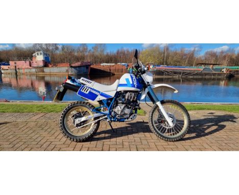 1989 Suzuki DR600 Dakar, 600cc. Registration number F532 JUE. Frame number SN41A 124035. Engine number N401125714. Sold with 