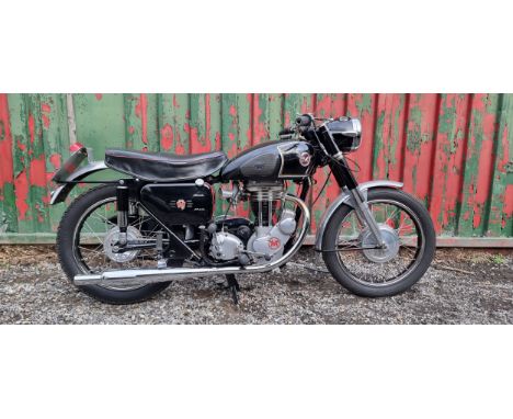 1957 Matchless G3L, 349cc. Registration number VSM 490. Frame number painted over. Engine number 57/G3Ls/35084. The rigid fra