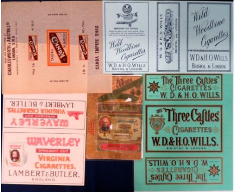 Tobacco Advertising, a selection of approx. 35 items to include cigarette and tobacco wrappers, magazine advertisements, Egyp