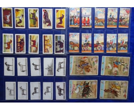 Cigarette & trade cards, 8 complete sets all with horse themes including Ogden's Coronation Procession, R Lloyd Horses, ABC C