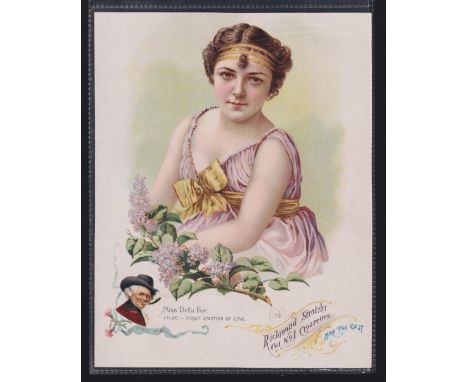 Cigarette cards, USA,  mixed selection of 21 type cards including Duke Album of American Stars, BAT Cameo Lantern Girls, Alle