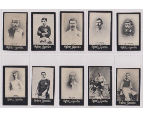 Cigarette cards, Ogden's Tabs type Item 95C Footballers, 42 cards including G O Smith, Raisbeck etc (mostly gd, no apparent t