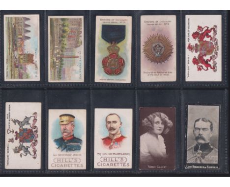 Cigarette cards, small mixture 14 type cards mainly scarcer issues Taddy (6) including 2 Thames Series, R J Hill (3), Salmon 