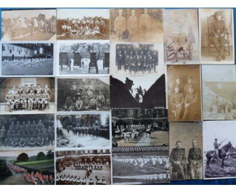 Postcards, Military, a selection of approx. 120 UK and foreign cards. Mainly WW1 to include portraits, groups, war damage, se