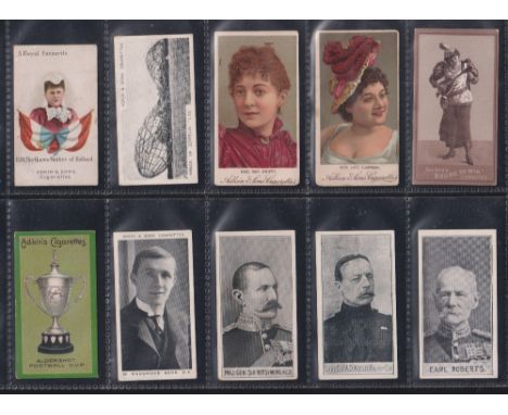 Cigarette cards, Mixed selection of 18 cards, many scarcer and unusual types noted, including Adkin Pretty Girl Series (2), A