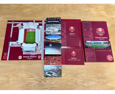 Arsenal Football Club Interest Arsenal Stadium in 3D Pop up  Book complete with book HIghbury Memories HIghbury History bookl