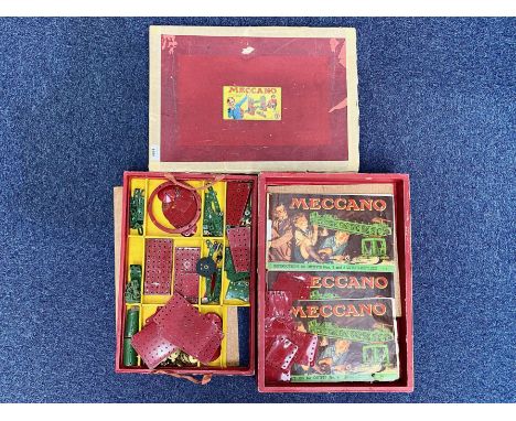 Vintage Meccano Set, No. 9 set, appears complete and in original box.