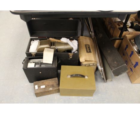 HOME projector equipment Alddis, slides etc