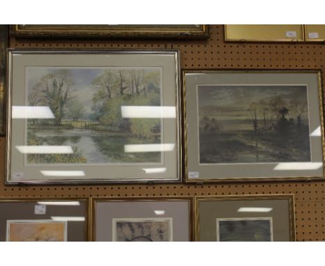 Bill Toop print Summer on The Meddor  & other print