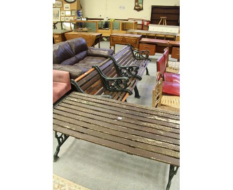 Garden bench, table & 2 chairs