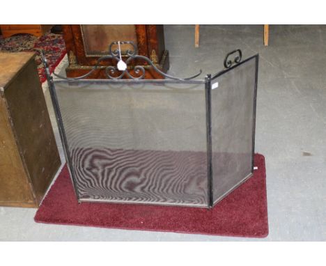 Fireguard & hearth rug