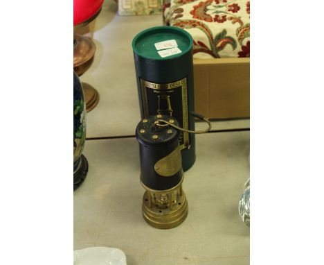 Modern reproduction Welsh miners lamp