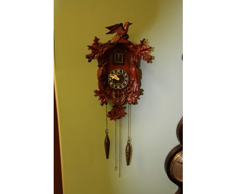 Modern cuckoo wall clock