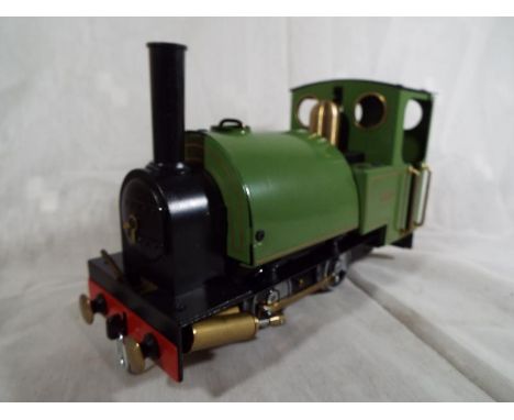 MSS Steam Models - a Saddle Tank locomotive 0-4-0T, green livery with accessories and instruction leaflet, mint boxed - Est £