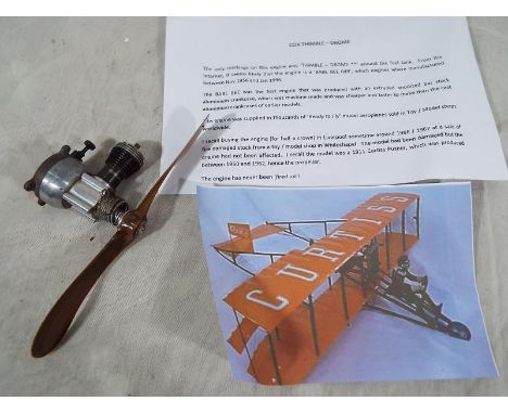 A Cox Thimble Drome engine ca 1960's, unused