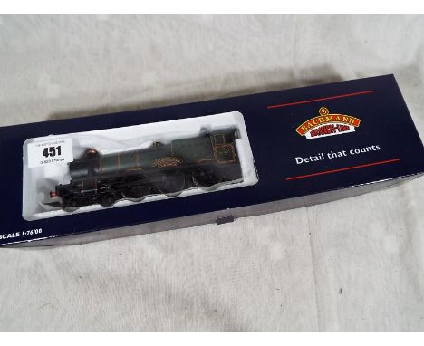 A Bachmann Branch-Line model locomotive with tender, 4-6-0, Wraysbury Hall, operating No 6969, BR green livery, mint, boxed -