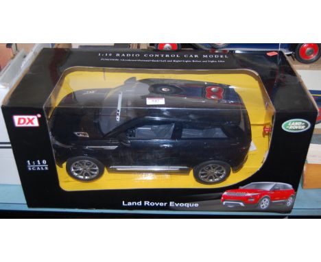 A 1.10 scale model radio controlled Land Rover, boxed