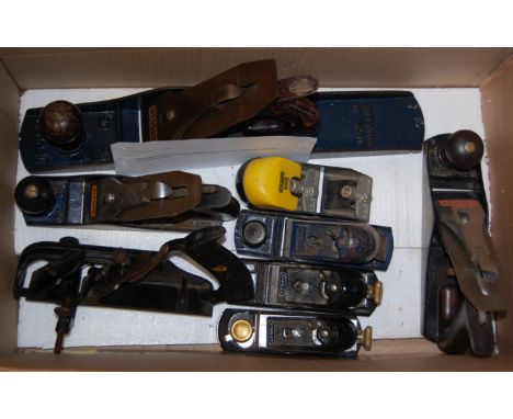 A collection of woodworking tools to include; Stanley planes etc 