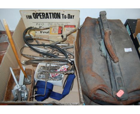 A large collection of assorted surgeons tools and accessories 